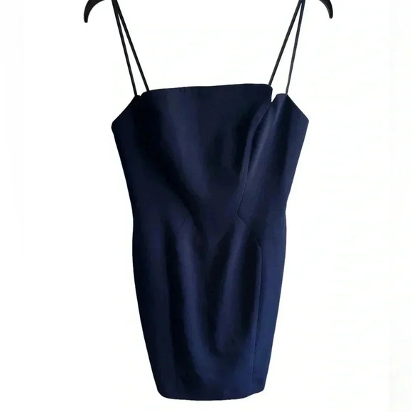 JILL JILL STUART Strapless Navy Classic Modern Bodycon Dress Size 6 - Picture 6 of 10